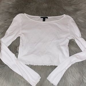 White Crop Top